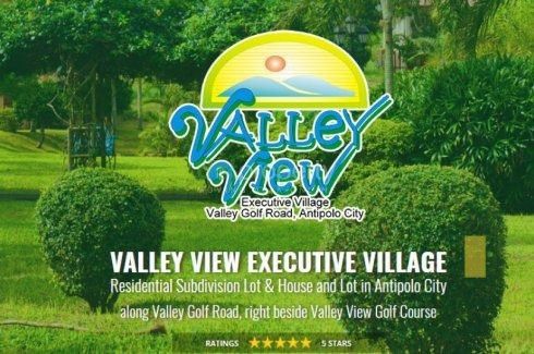 VALLEY VIEW EXECUTIVE 119 SQM UP ORTIGAS EXT CAINTA (Category: Lot) located in Cainta. Submitted by DDSantiago777 (Listing ID 1444324144, Image 1). Description: VALLEY VIEW Executive, in Valley Golf areas, Cainta-Antipolo Location: Entrance along Ortigas Ave. Ext, Cainta thru Valley Golf & Country Club Avenue, Antipolo FLOOD FREE, ROLLING TERRAIN & FLAT AREAS Few Lots available: Lot Area 119 sqm & UP Payment Terms: Cash or DP 20% with discount, B