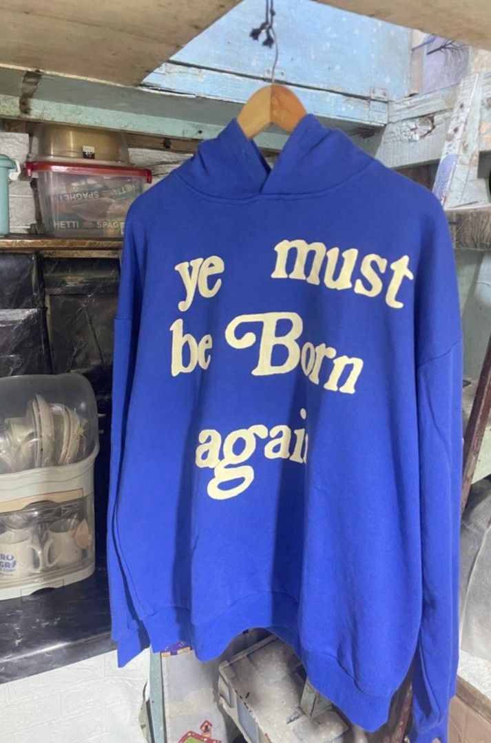 'Ye Must Be Born Again' Hoodie (Category: Tshirts & Polo Shirts ) located in Manila. Submitted by 1999th (Listing ID 1444495750, Image 1). Description: SIZE XL PUFF PRINT NO ISSUE NO TAGS WAG MAKULIT TONDO MANILA LOCATION.