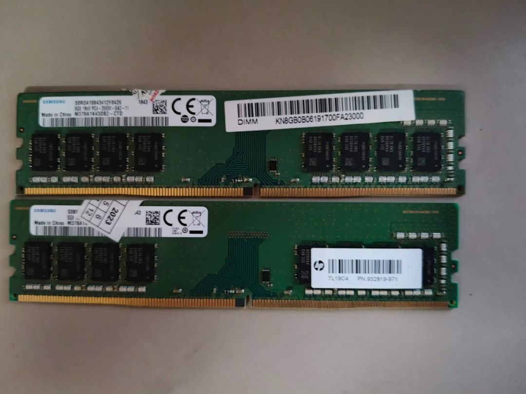 16GB Samsung DDR4-2666 RAM Modules485841212896061440