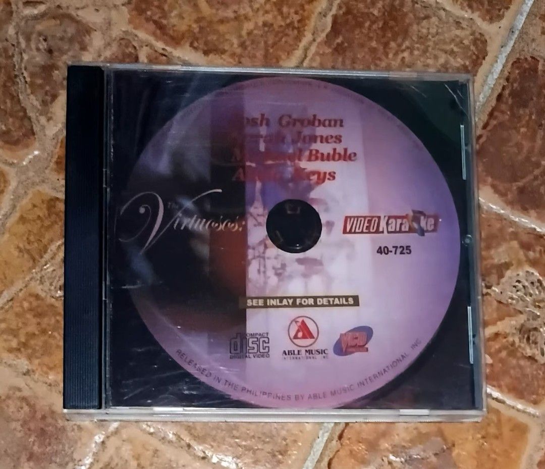 2 Video Karaoke CDs: Big Hits & Virtuosos (Category: CDs & DVDs) located in Quezon City. Submitted by dancatz (Listing ID 1444531262, Image 3). Description: □ P 150.00 each - Two Video Karaoke CDs (VCD) for sale. - CD 1: 'If You're Not The One and Other Big Hits' - CD 2: 'Virtuosos' featuring Josh Groban, Josh Jones, and Michael Buble - Ideal for karaoke nights and singing sessions. - Get ready to sing your heart out! LFB Seller location : Brgy. 