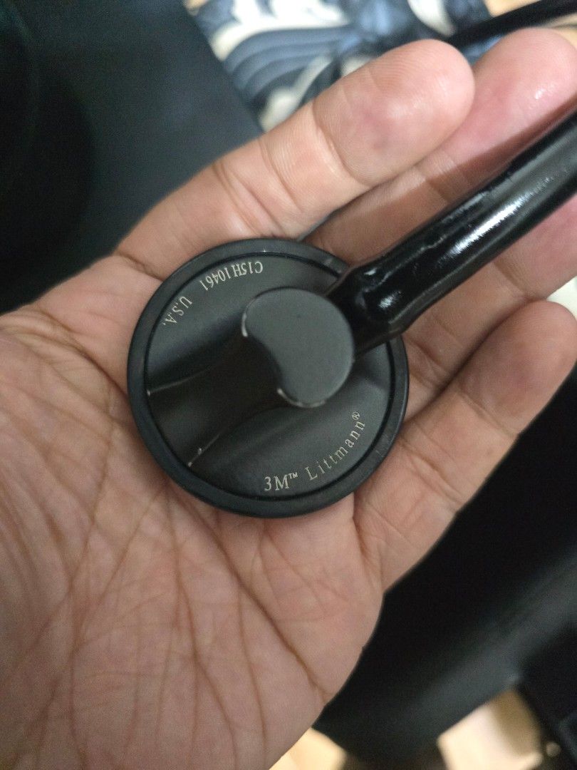 3M Littmann Master Cardiology IV Stethoscope (Category: Medical Supplies & Tools) located in Quezon City. Submitted by martinalejandrino (Listing ID 1444528070, Image 2). Description: - Brand: 3M Littmann - Model: Cardiology IV (C131H10461) - Color: Black tubing and chestpiece - Origin: Made in USA - Condition: Good, ready for use - Ideal for: Medical professionals.