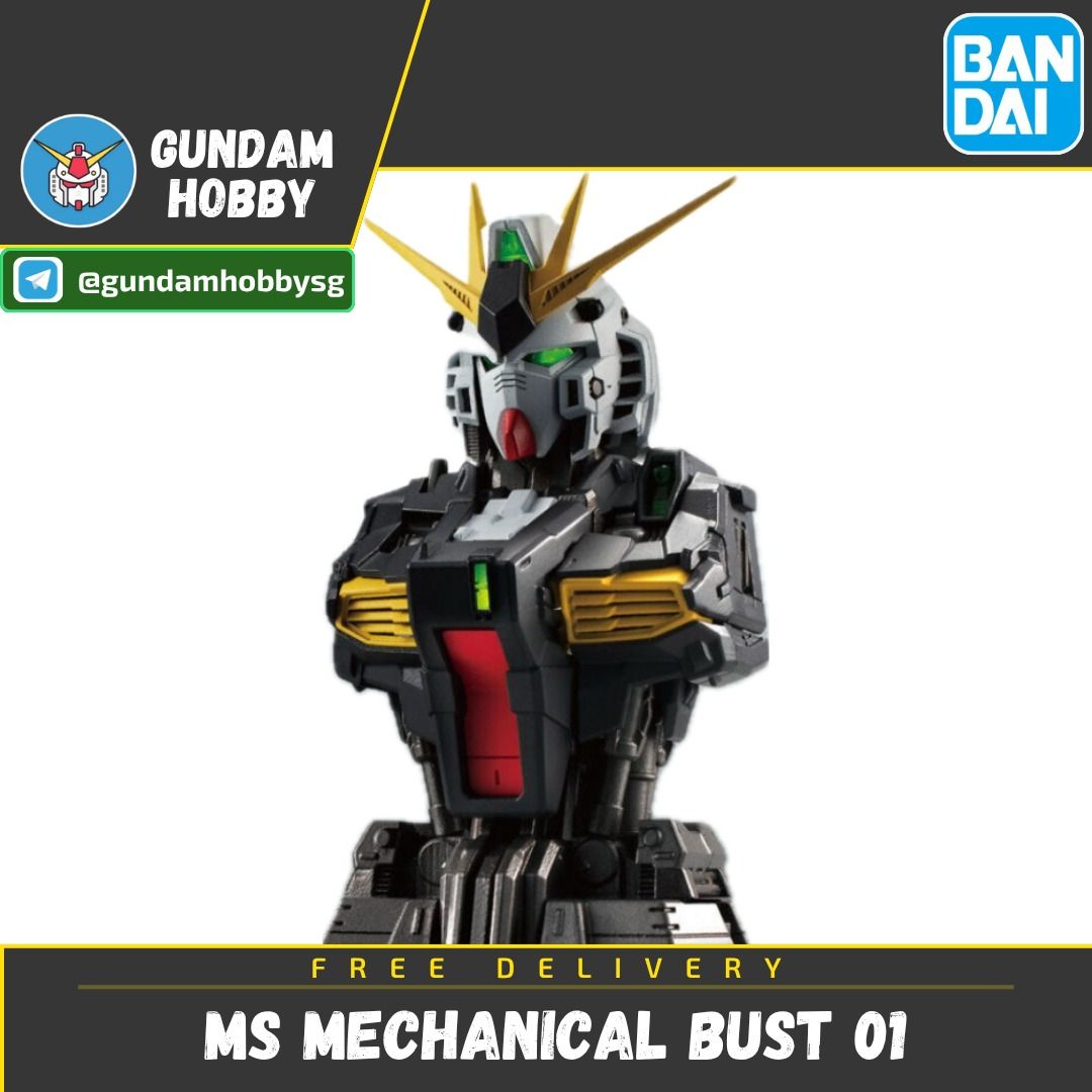 ✅ vGundam Nu - Mobile Suit MS Mechanical Bust 01 Bandai Gachapon Mobile Suit Gundam ( Mechanical Bust 1 ) (Category: Gundam Model Kits) located in Singapore. Submitted by gundamhobby (Listing ID 1247216777, Image 1). Description: Gundam vGundam - Mechanical Bust 01 (Set of 3) • 1. νGundam Armor (Color ver.) • 2. νGundam Armor (Mechanical Clear) • 3. Inner Frame (Luminous Unit included) ✅ Only for sale as a complete set (Gashapon capsules, no dupl