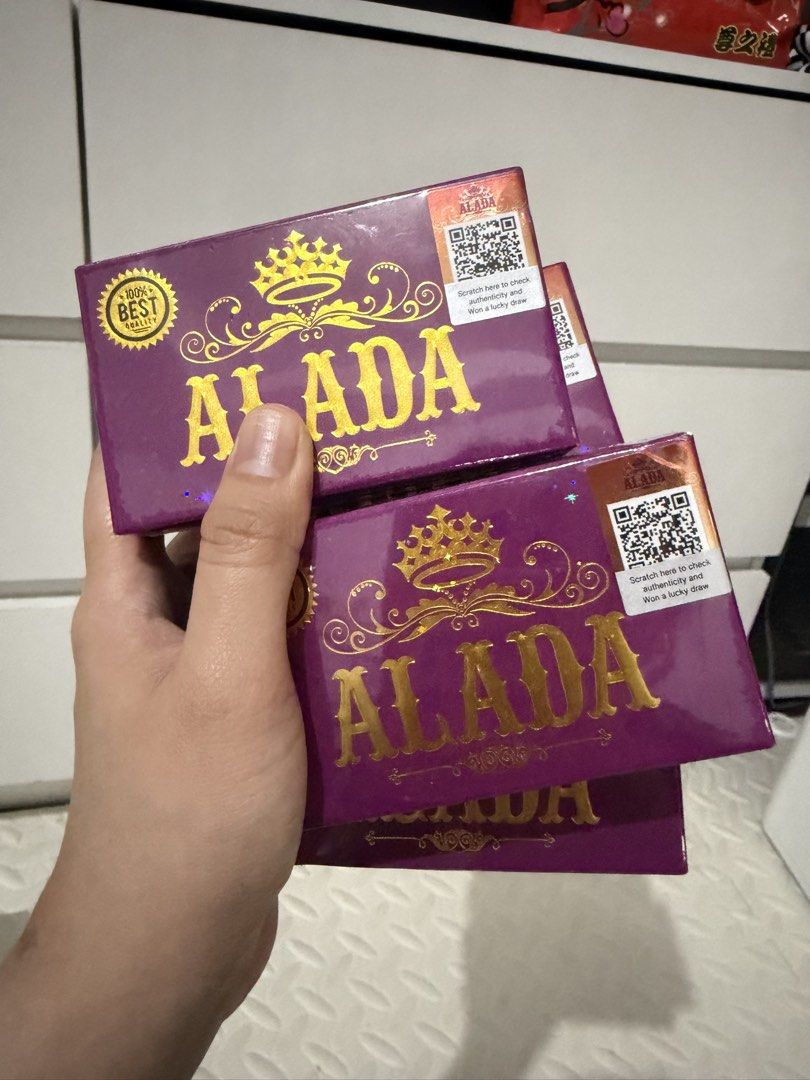 ALADA SOAP FROM BKK (Category: Bath) located in Manila. Submitted by akeikosonestopshop (Listing ID 1444662906, Image 1). Description: Authentic alada soap big fresh from BKK 🇹🇭 380 retail 350 6pcs 330 12pcs up.