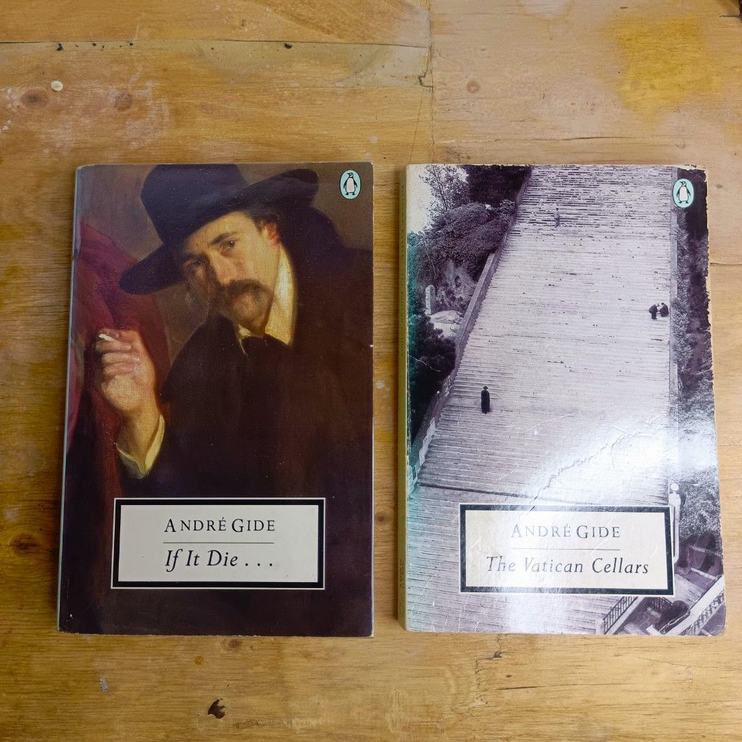 Andre Gide Penguin Twentieth Century Classics - 2 Books (Category: Storybooks) located in Manila. Submitted by shelfenjoyment (Listing ID 1444502865, Image 1). Description: Sold as set only. Selling two books by Andre Gide from the Penguin Twentieth Century Classics series. Titles are 'If It Die.' and 'The Vatican Cellars'. Both are paperbacks. Great additions for any literature enthusiast. Grab these classics now!.