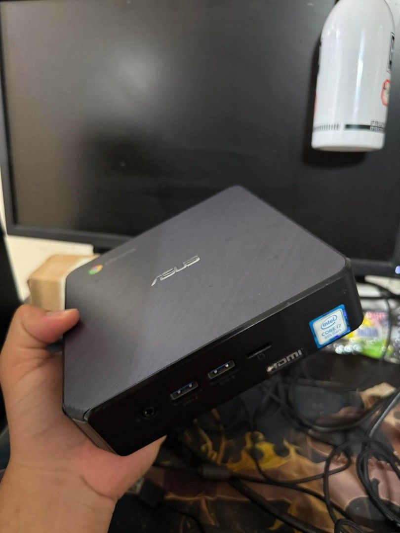 Asus ChromeBox (Category: Desktops) located in Manila. Submitted by happyearth.953a15 (Listing ID 1444662475, Image 3). Description: Asus ChromeBox I7 8th gen 8gb ram ddr4 256gb ssd storage Chrome OS Chrome OS With power adapter 💸💸 6,500 Location: San Andres bukid manila Pick up or deliver.