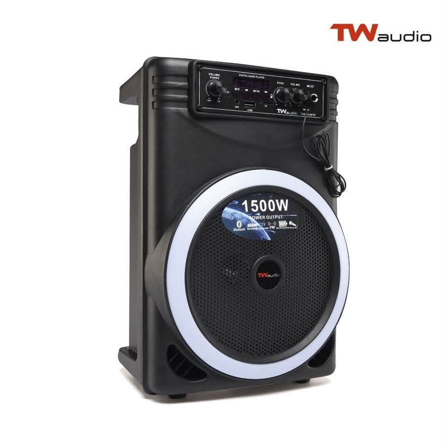 Audio 8" Bluetooth Speaker with Remote Control (Category: Soundbars, Speakers & Amplifiers) located in Marikina City. Submitted by jr.listings (Listing ID 1444616149, Image 2). Description: - USB / TF / FM / TWS / BLUETOOTH - With LED Light Rechargeable - 8" Woofer with remote control - With FREE Wired Mic - P.M.P.O: 1500W - 3.7V 1500MAH Code: Audio KN026.