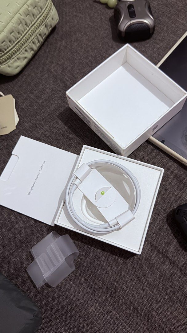 Authentic Apple AirPods (3rd generation) with Lightning Charging Case (Category: Earphones) located in Mandaluyong City. Submitted by raysalt (Listing ID 1444675253, Image 2). Description: - Apple AirPods (3rd generation) - Includes Lightning Charging Case - Original box, charging cable, and documentation included - Assembled in Vietnam - Serial Number: G9LFXCH9WN - Purchased directly from Apple.