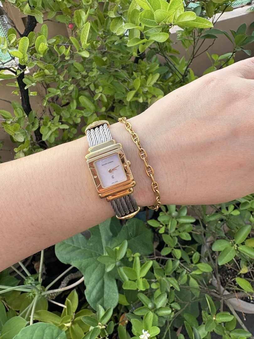 Authentic Charriol St. Tropez Two toned watch (Category: Women's Watches) located in Caloocan City. Submitted by jsa_kawaii (Listing ID 1444570141, Image 2). Description: Onhand Authentic Charriol St. Tropez ladies watch Mother of Pearl dial Very good condition New battery Watch only NO LOW BALLERS.