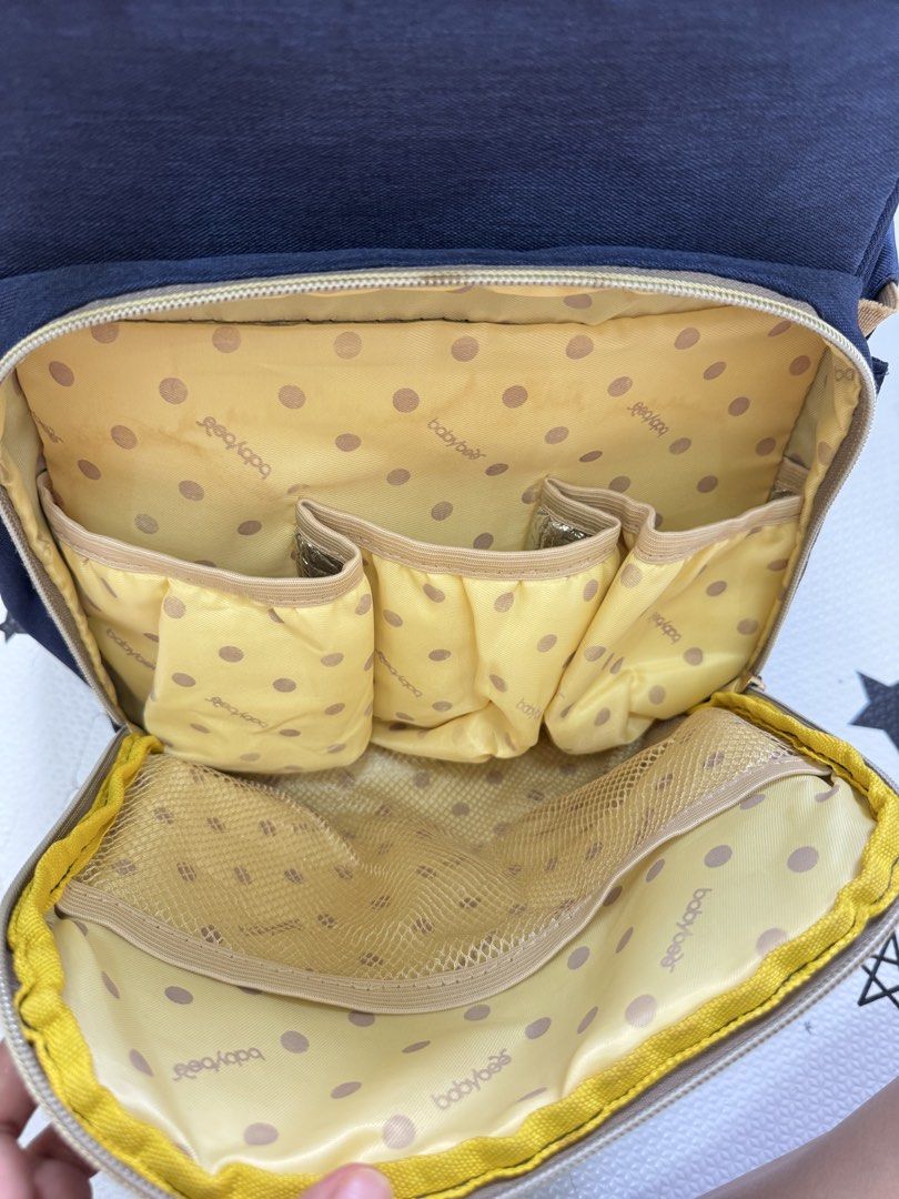 Babybee Navy Blue Diaper Bag Backpack (Category: Backpacks) located in Bulacan. Submitted by maryjoygonza (Listing ID 1444536271, Image 3). Description: ✅ Navy blue Babybee diaper bag backpack ✅Lightly used. Still in very good condition. ✅ One zipper pull is missing, but the zipper remains fully functional and can still be opened and closed easily. ✅Actual photo posted 📍SJDM Bulacan 🔅MOP: BPI, GCash 🔅Shipping via Lalamove, J&T or LBC 🔅Shippin