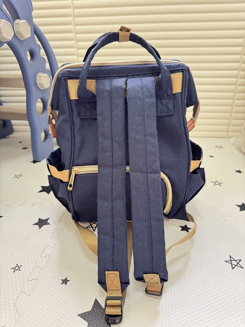 Babybee Navy Blue Diaper Bag Backpack (Category: Backpacks) located in Bulacan. Submitted by maryjoygonza (Listing ID 1444536271, Image 2). Description: ✅ Navy blue Babybee diaper bag backpack ✅Lightly used. Still in very good condition. ✅ One zipper pull is missing, but the zipper remains fully functional and can still be opened and closed easily. ✅Actual photo posted 📍SJDM Bulacan 🔅MOP: BPI, GCash 🔅Shipping via Lalamove, J&T or LBC 🔅Shippin