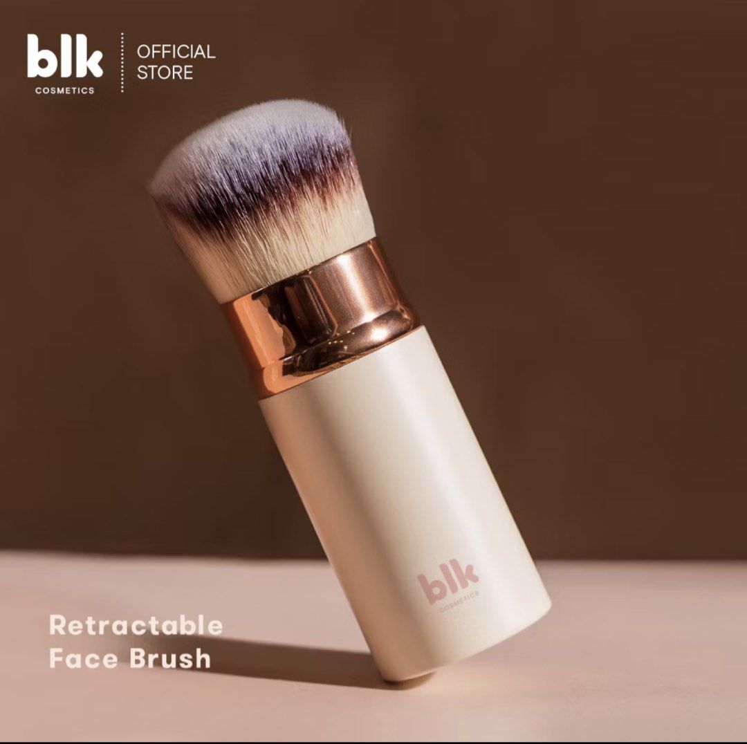BLK Cosmetics Kabuki Retractable Face Brush (Category: Makeup) located in Manila. Submitted by prelovedby.fel (Listing ID 1444654995, Image 1). Description: impulse buy used once then stored.