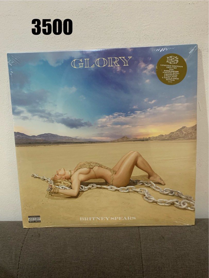 Britney Spears Glory Deluxe 2LP in White Vinyl (Category: Vinyls) located in Cebu City. Submitted by _collectunbox_ (Listing ID 1408659045, Image 1). Description: Brand New Sealed Location: Cebu.