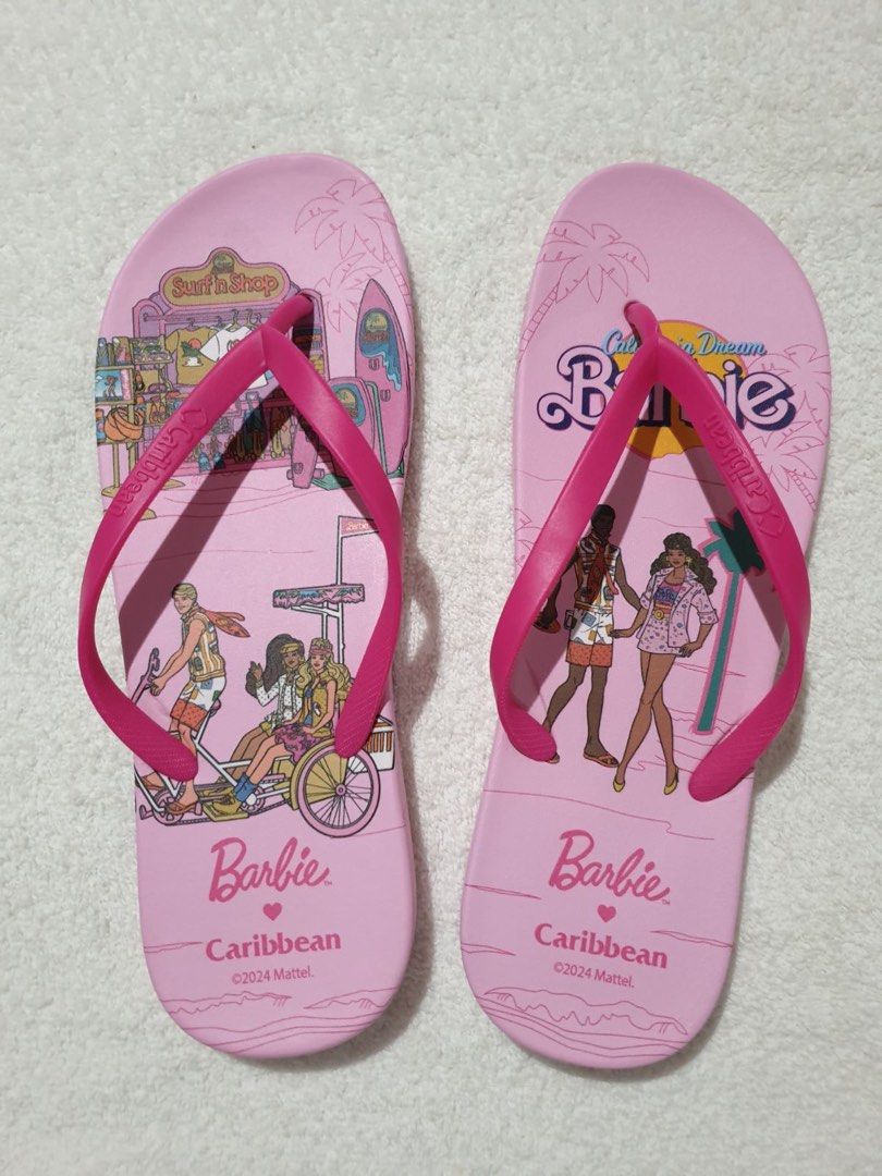 Caribbean Barbie Viva Flipflops 8 (Category: Slippers and slides) located in Las Pinas. Submitted by epitome.mnl (Listing ID 1444505610, Image 3). Description: 💎Brand New with tag 💎Caribbean 💎Size 8 💎SRP 350 💎All items 100% original 📌MOP GCASH or BDO 📌SF Shouldered by the buyer 📌Lalamove/Grab (via sched) 📌Flash / Gogo Express Provincial 80-240 📌Meetups: Las Pinas/Alabang/Laguna via schedule.