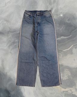 Celana Baggy Retro Denim Jeans Gombrong ADIDAS X BALENCIAGA