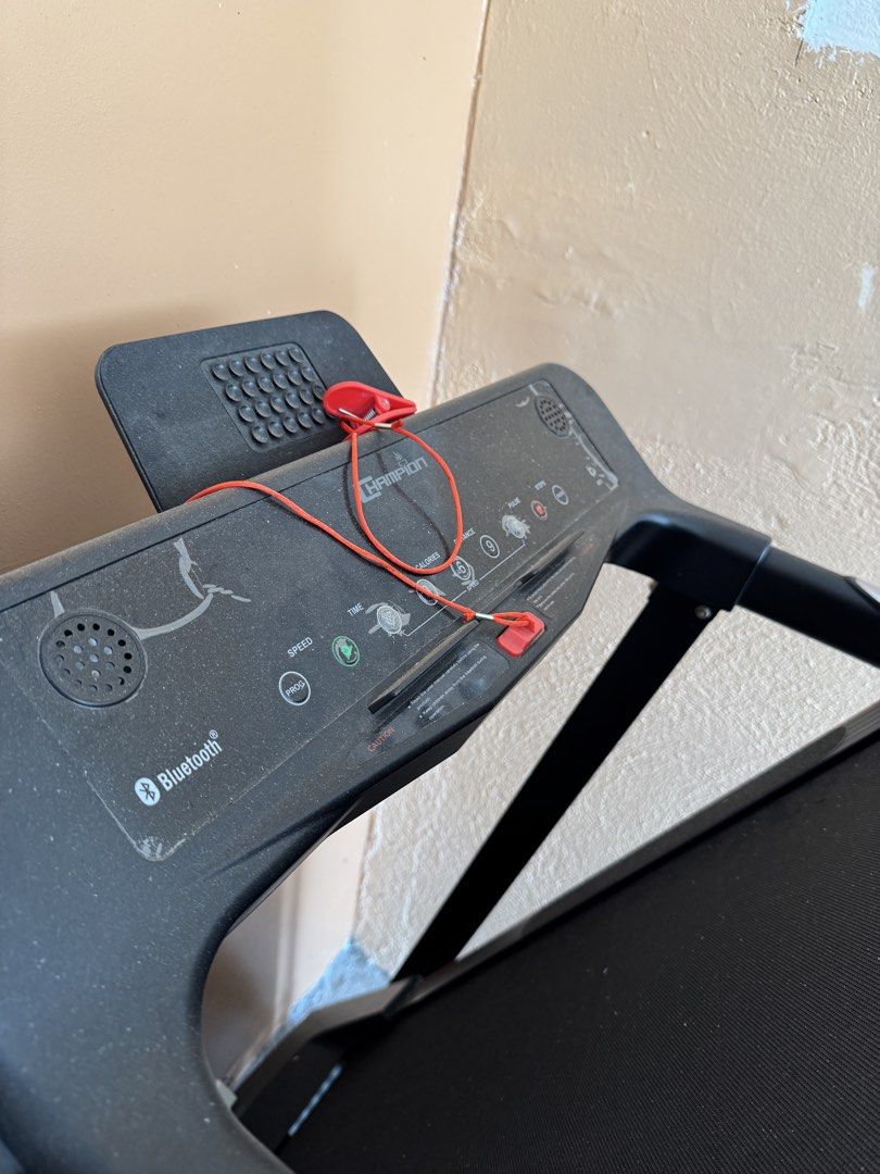 Champion HT-9227HP Motorized Treadmill (Category: Cardio & Fitness Machines) located in Manila. Submitted by rgdm15 (Listing ID 1444499957, Image 2). Description: - Champion Treadmill Model HT-9227HP - Bluetooth Connectivity - Includes Safety Clip - Good working condition - Minor dust from storage - Ready for a new home - less than 1 year .