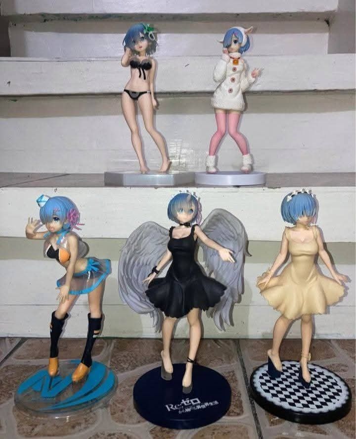 CHIX ANIME FIGURES FOR SALE! (Category: Figurines & Statues) located in Manila. Submitted by jtoyzandcollectibles (Listing ID 1444628342, Image 3). Description: CHIX ANIME FIGURES FOR SALE! 📌 Relax Time Milim & Mikoto Misaka ✅ MISB (Mint in Sealed Box) 💸 ₱1,200 Each 📌 Rem & Ram • Rem Angel LPM - ₱900 • Rem Taito - ₱500 • Ram SPM - ₱900 • Rem Furyu - ₱500 • Rem Angel Black - Loose - ₱900 • Rem Loose (No Box) - ₱300 (Yellow/Blue/White SOLD | Rem