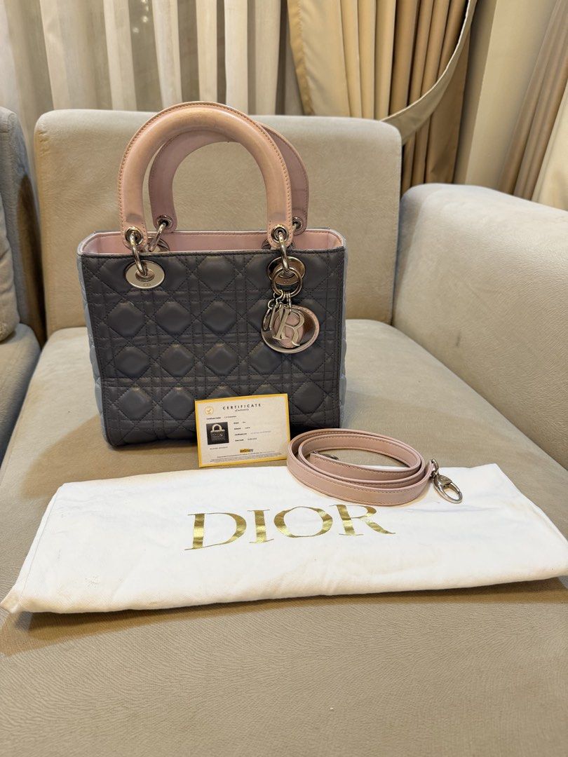 Christian Dior Lady Dior Medium Bag (Category: Luxury Bags & Wallets) located in Makati City. Submitted by japankybabies (Listing ID 1444545512, Image 1). Description: Verygood condition Kindly check photos .