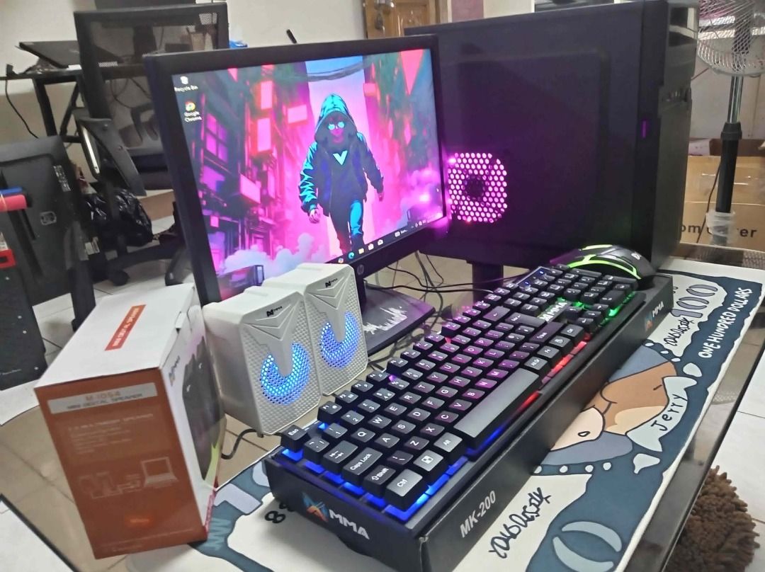 computer set (Category: Desktops) located in Caloocan City. Submitted by paulinegaerlan16 (Listing ID 1444528861, Image 2). Description: A4 6300 Budget Meal Computer Set Affordable complete PC setup — ready to use for school, work, browsing, and everyday tasks. Specifications: • AMD A4 6300 3.7GHz Processor • EMAXX FM2+ DDR3 Motherboard • 8GB DDR3 RAM Memory • 500GB HDD Storage • Generic PSU / Neutron Case with Fans Monitor Included: • HP 19" V19