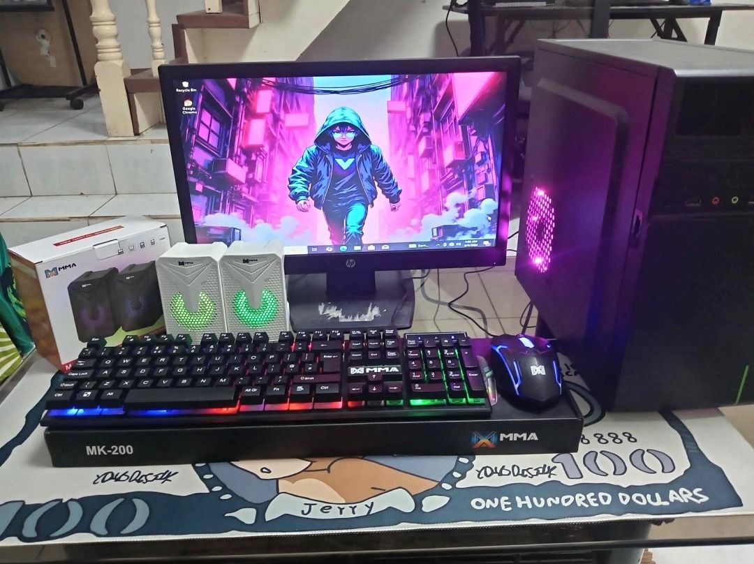 computer set (Category: Desktops) located in Caloocan City. Submitted by paulinegaerlan16 (Listing ID 1444528861, Image 1). Description: A4 6300 Budget Meal Computer Set Affordable complete PC setup — ready to use for school, work, browsing, and everyday tasks. Specifications: • AMD A4 6300 3.7GHz Processor • EMAXX FM2+ DDR3 Motherboard • 8GB DDR3 RAM Memory • 500GB HDD Storage • Generic PSU / Neutron Case with Fans Monitor Included: • HP 19" V19