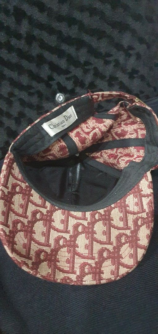 Dior Monogram Baseball Cap (Category: Caps & Hats) located in Manila. Submitted by jonardbare73149 (Listing ID 1444533308, Image 3). Description: - Classic Dior monogram cap - Features iconic all-over Dior print - Gold 'CD' logo detail on the front - Adjustable strap at the back for a customized fit - Perfect for casual and everyday wear.