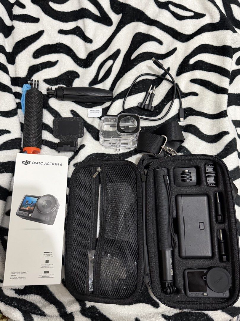 DJI Osmo Action 6 Adventure Combo (Category: Cameras) located in Quezon City. Submitted by kengg304 (Listing ID 1444669808, Image 2). Description: 📸 DJI Osmo Action 6 Adventure Combo – Complete Set + Telesin Accessories For sale: DJI Osmo Action 6 in excellent condition, fully loaded with premium accessories—ready for vlogging, travel, sports, and underwater use. ⸻ 📦 Inclusions (Complete Kit) * DJI Osmo Action 6 unit * Screen protector already 