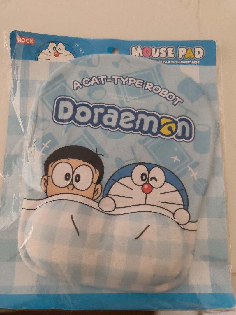 Doraemon Mouse Pad with Wrist Rest485451614337126400