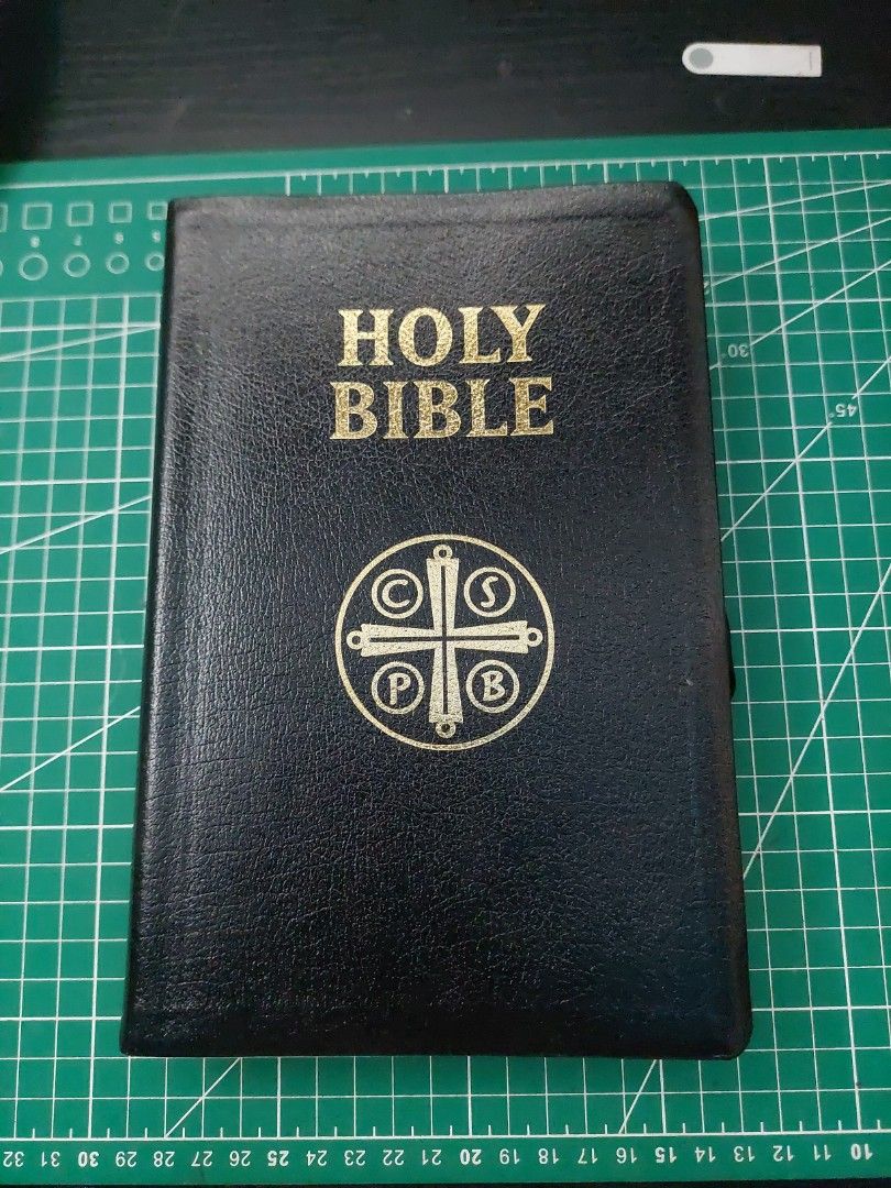 Douay-Rheims Version Holy Bible - Saint Benedict Press Leatherbound (Category: Religion Books) located in Zamboanga. Submitted by salemsbooks (Listing ID 1444628038, Image 1). Description: - Douay-Rheims Version Holy Bible - Translated from the Latin Vulgate - Published by Saint Benedict Press - Features the St. Benedict medal on the cover - Includes a ribbon bookmark - Ideal for personal study or devotion RFS: alr have the baronius press DR Bibl