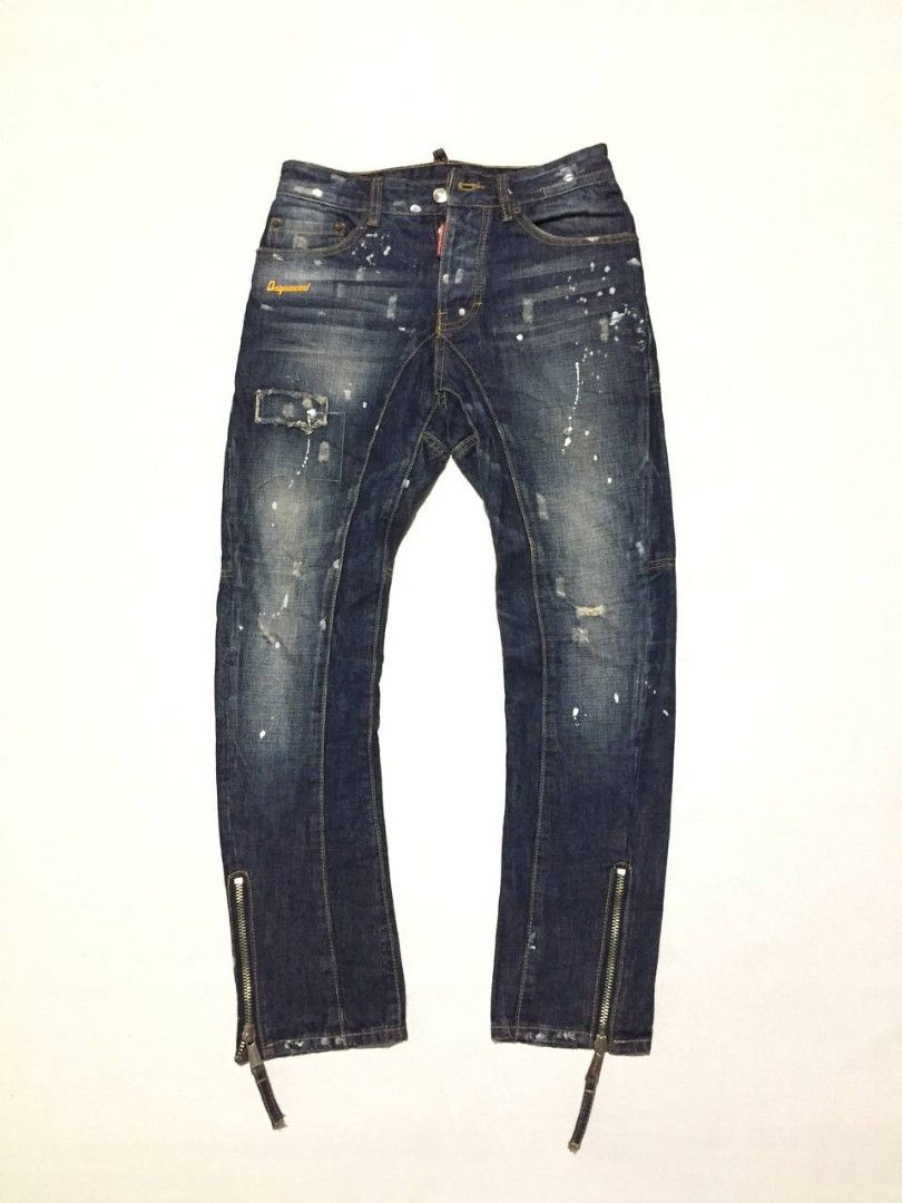 DSQUARED BIKER PANTS (Category: Jeans) located in Balagtas. Submitted by salience (Listing ID 1444589513, Image 1). Description: W29 L37 Hem6 No issue.