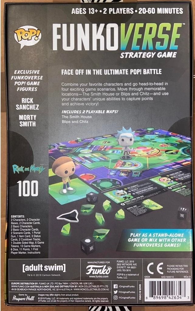 Funko Games: Pop! Funkoverse - Rick & Morty - 2 Pack (Category: Designer & Blind Box Toys) located in Mandaluyong City. Submitted by imagsan (Listing ID 1444661153, Image 2). Description: FOR SALE: Funko Games: Pop! Funkoverse - Rick & Morty - 2 Pack PRICE: 1550 ITEM DESCRIPTION: - Brand New - Never use - Authentic/Original/Legit - Never brought out of the box Box Condition 9-9.5/10 WE ONLY SELL LEGIT/AUTHENTIC/ORIGINAL FUNKO POP!!!.