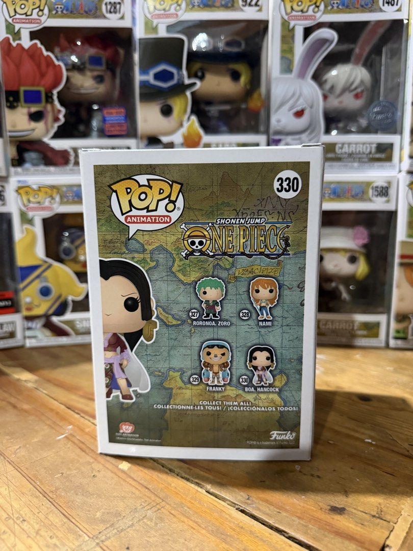 Funko Pop Animation One Piece Boa Hancock #330 Vinyl Figure (Category: Figurines & Statues) located in Makati City. Submitted by smurfpits (Listing ID 1444593473, Image 3). Description: - Funko Pop Animation: Boa Hancock (One Piece) - Model Number: 330 - Perfect for any One Piece fan's collection!.