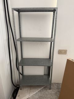 Black Metal Wire Storage Rack with 4 Shelves, Furniture & Home Living ...