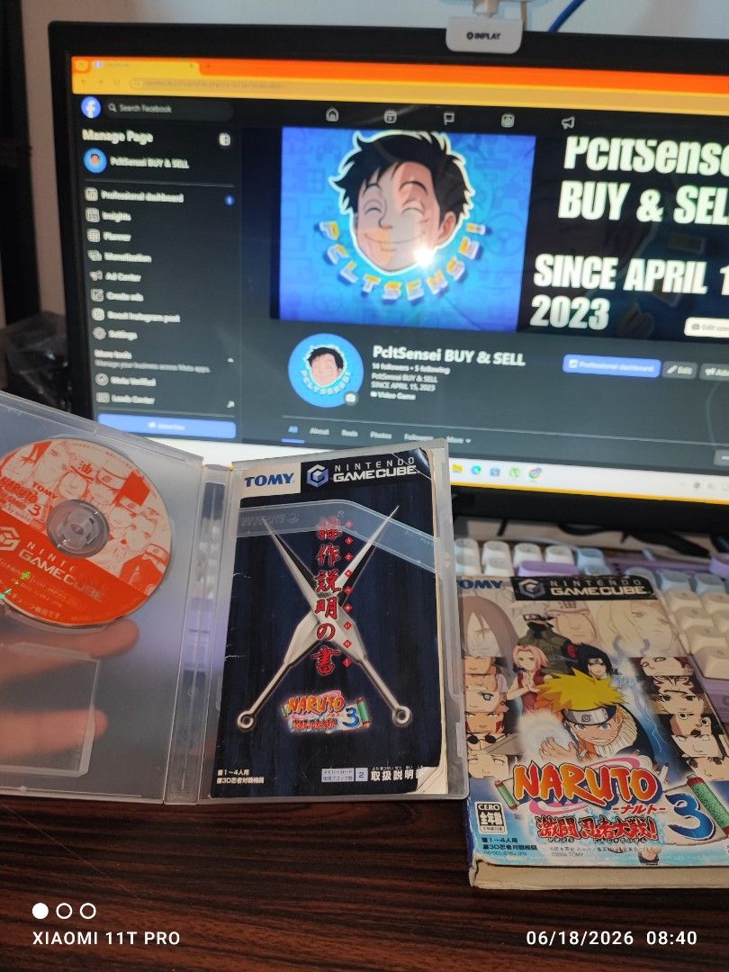 GameCube CD " Naruto Gekitou Ninja Taisen 3 " JPN (Category: Nintendo) located in Manila. Submitted by pcltasenseigaming (Listing ID 1444503704, Image 3). Description: GameCube CD " Naruto Gekitou Ninja Taisen 3 " JPN 📌 Price 199 📌 Negotiable 📌 Details : Normal na sa 2nd hand cd na may scratch/scratches 📌 2nd Hand Tested Working 📌 Can Send Pictures/Video Of Item With Time & Date 📌 Compatibility is buyer's responsibility 📌 PLEASE RATE MY MA
