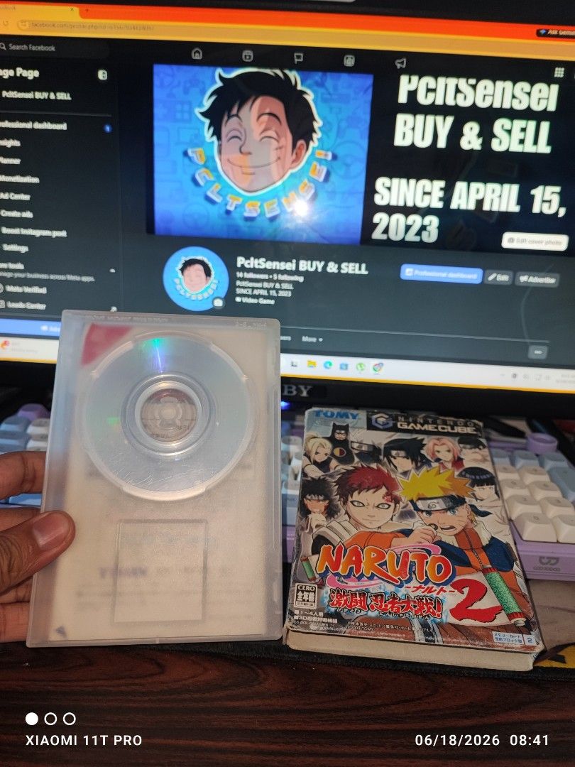 GameCube CD " Naruto Gekitou Ninja Taisen 2 " JPN (Category: Nintendo) located in Manila. Submitted by pcltasenseigaming (Listing ID 1444503771, Image 2). Description: GameCube CD " Naruto Gekitou Ninja Taisen 2 " JPN 📌 Price 199 📌 Negotiable 📌 Details : Normal na sa 2nd hand cd na may scratch/scratches 📌 2nd Hand Tested Working 📌 Can Send Pictures/Video Of Item With Time & Date 📌 Compatibility is buyer's responsibility 📌 PLEASE RATE MY MA