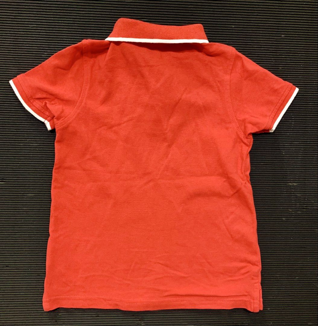 George Kids Polo Shirt (Category: Babies & Kids Fashion) located in Manila. Submitted by teelopez888 (Listing ID 1444507650, Image 2). Description: George Kids Polo Shirt Red (3-4Y).