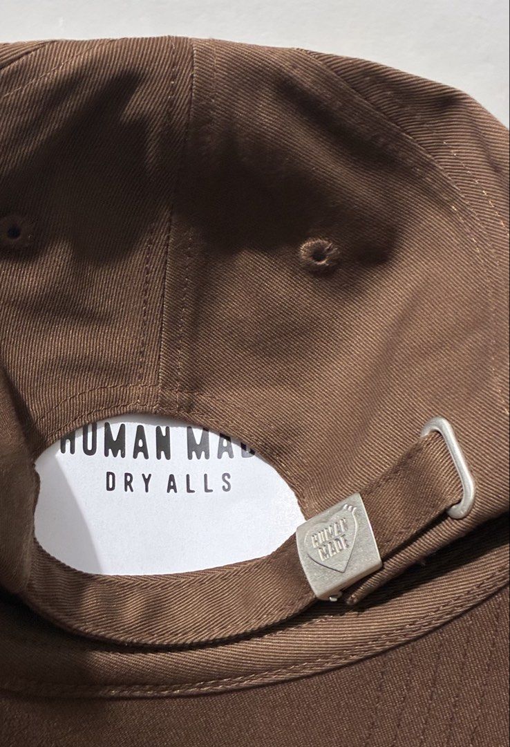 Human Made Heart Logo 6 Panel Twill Cap (Category: Caps & Hats) located in Tarlac. Submitted by ayla.shop (Listing ID 1444657685, Image 3). Description: Human Made 6 Panel Twill Cap Heart Logo Patch Brown Color ( Navy Heart Patch ) Brandnew & Authentic LBC or J&T Express.