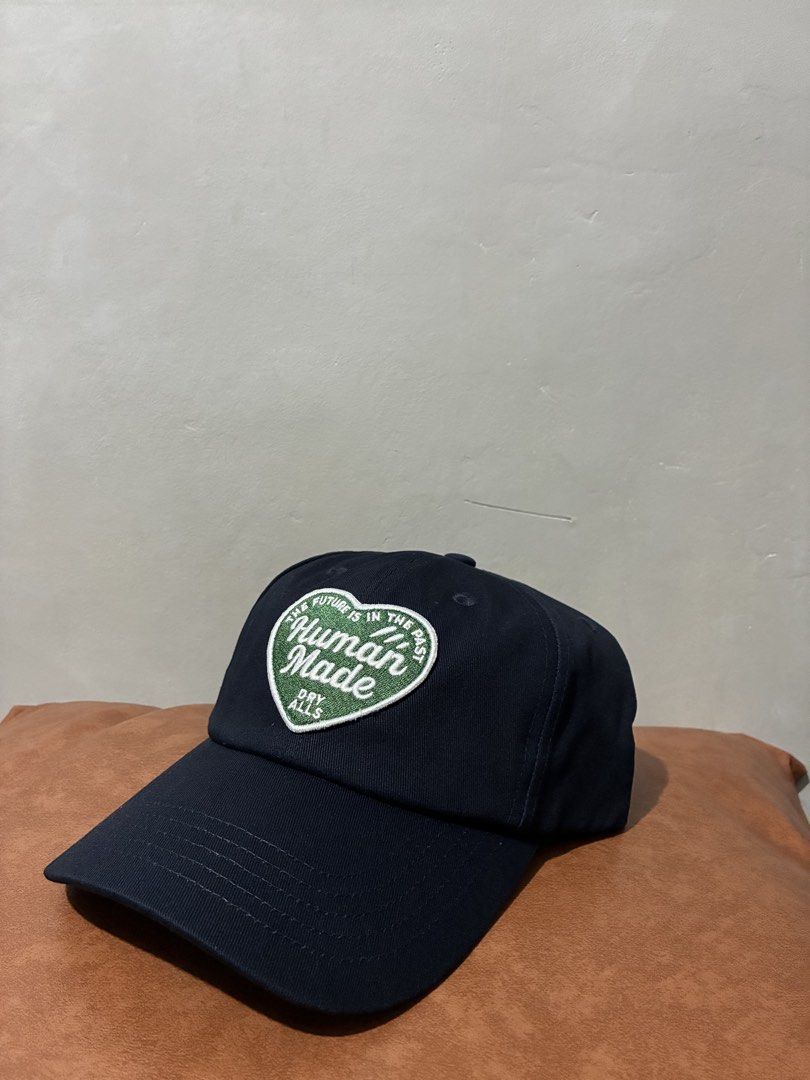 Human Made Heart Logo 6 Panel Twill Cap (Category: Caps & Hats) located in Tarlac. Submitted by ayla.shop (Listing ID 1444658447, Image 3). Description: Human Made 6 Panel Twill Cap Heart Logo Patch Navy Color ( Green Patch ) Brandnew & Authentic LBC or J&T Express.