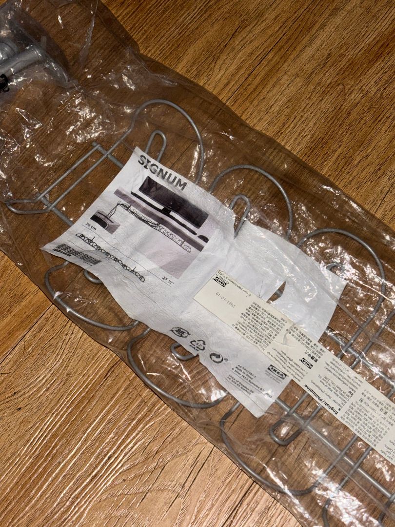 Ikea Cable Management Rack (Category: Cables & Adaptors) located in Las Pinas. Submitted by newjians (Listing ID 1444545445, Image 1). Description: IKEA - "SIGNUM" never opened, only kept in storage no damages nor defects nor flaws whatsoever SURE BUYERS ONLY, DELIVERY ONLY/NO MEET-UP, READY TO PAY UPON BOOKING.