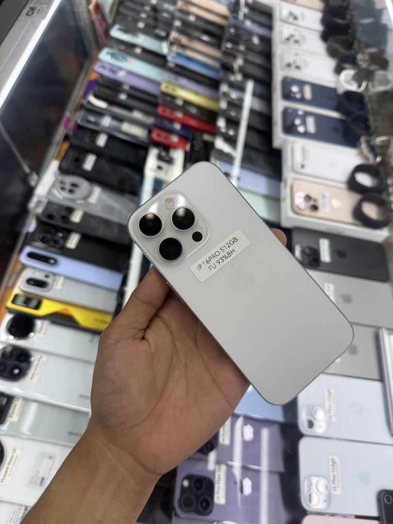 iPhone 16 Pro 512gb 93% batt openline NTC Approved (Category: iPhone 16 Series) located in Manila. Submitted by carimgadgets (Listing ID 1444593956, Image 2). Description: .