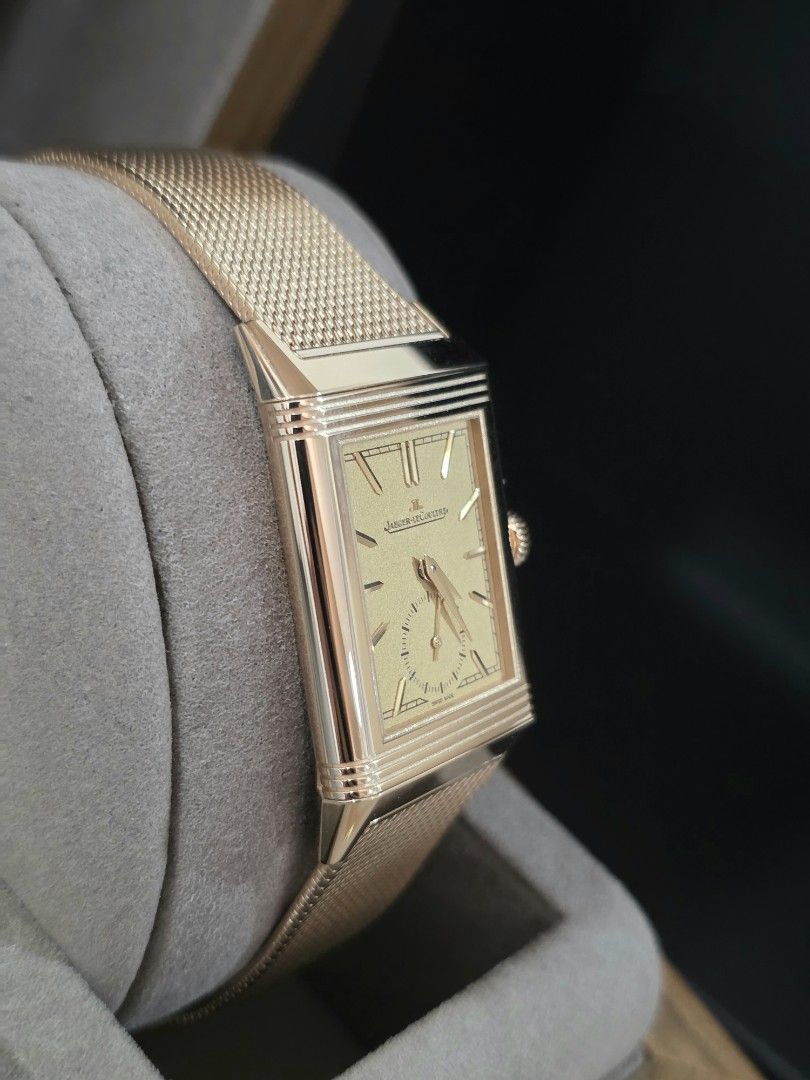 Jaeger-LeCoultre Reverso Tribute (Category: Luxury Watches) located in Mandaluyong City. Submitted by shobeywatch (Listing ID 1444583857, Image 2). Description: Jaeger-LeCoultre Reverso Pink Gold Ref. Q713216J Like new 2025 Fullset ig shobeywatch.