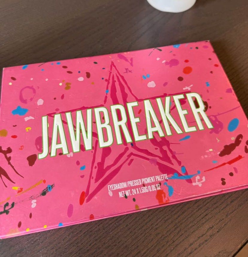 Jawbreaker Jeffree Star Palette (Category: Makeup) located in Quezon City. Submitted by cheerupbby (Listing ID 1429366740, Image 1). Description: Well kept. Will ship when I get back home to the Philippines in October/November 2026. Note: I will only bringu what is SOLD. 📍 QC Can ship thru lalamove or j&t.