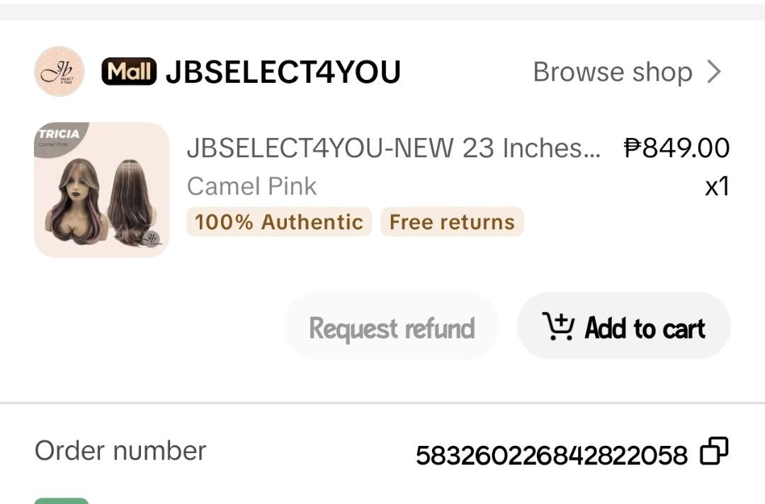 JBSelect4 Hair wig in Tricia (Category: Hair) located in Quezon City. Submitted by iamghen21 (Listing ID 1444624311, Image 2). Description: TRICIA CAMEL PINK. NEVER BEEN USED. BRAND NEW. PWEDE MEET UP..