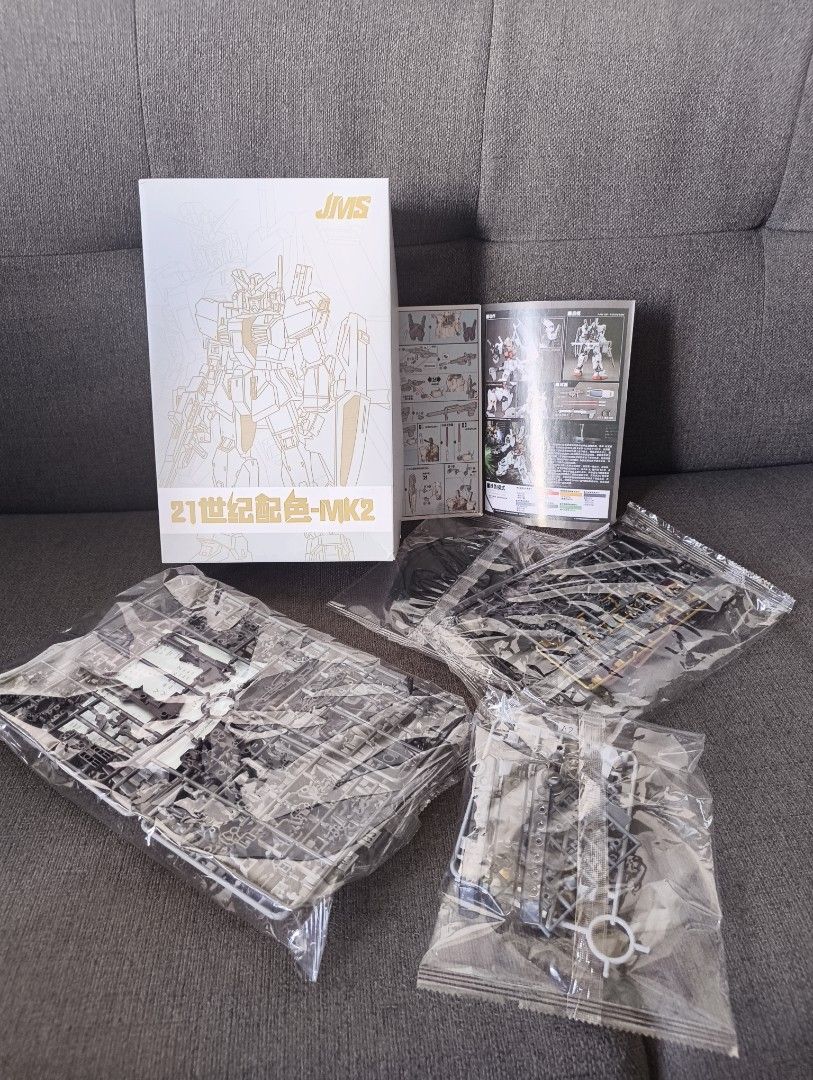 JMS 21st Century RX-178 Gundam Mk-II Model Kit 1/144 (Category: Gundam Model Kits) located in Singapore. Submitted by frcabad (Listing ID 1444513401, Image 1). Description: - 1/144 scale High Grade (HG) model kit - RX-178 Gundam Mk-II JMS - 21st Century Real Type Color - Includes a stand base and water slide decals - Unopened third-party kit - Plastic quality and fit may differ from official Bandai kit. - Includes instruction manual - Great for c