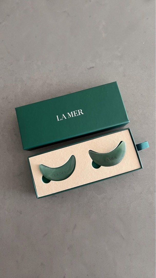 La Mer Jade Eye Mask (Limited) (Category: Face Care) located in Manila. Submitted by designerarchives.ph (Listing ID 1444604551, Image 3). Description: - SALE (limited time) SRP is ₱4999 Just refrigerate! For your under eyes, helps with dark circles and depuffing 🧖🏻‍♀️👀 Other items: Guasha - ₱3999 Guasha Jade Roller - ₱5999 I have a catalog if interested 💌 •Eta: 7-10 days •50% dp required •Buyer will shoulder local sf •No return/refund/exchan