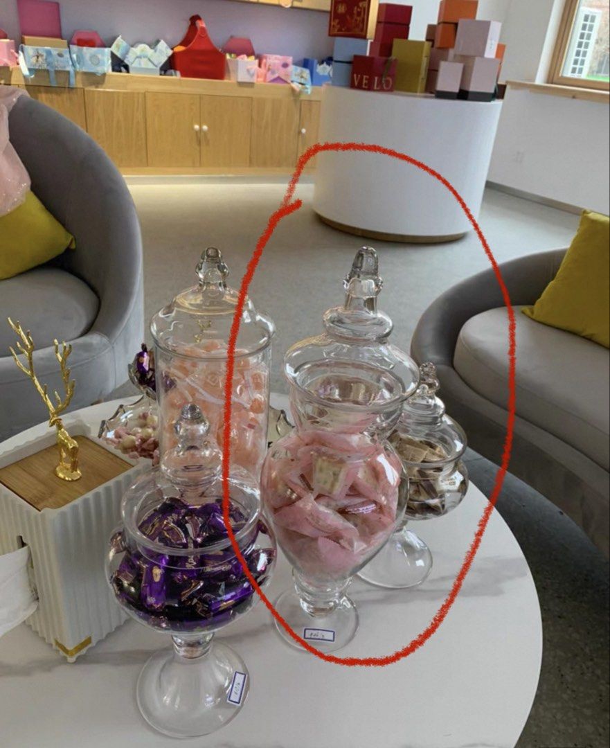 Large Glass Candy Jar with Lid486018702304890882
