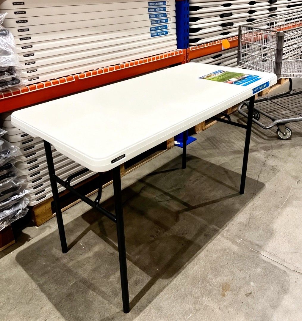 Lifetime 4ft Folding Table Dining Table 4 Seater Table Long Table Working Table (Category: Outdoor Furniture) located in Manila. Submitted by onlineshoppersph (Listing ID 1444665996, Image 1). Description: DISCOUNT FOR BULK/WHOLESALE ORDERS‼️ ✅100% Brand New ✅Good Quality Cash On Deliver - Metro Manila - Delivery Fee/Handling Fee shouldered by BUYERS - DF/HF depends on BUYERS Location LALAMOVE PICK UP - Cash on Deliver - Metro Manila & Nearby DEL
