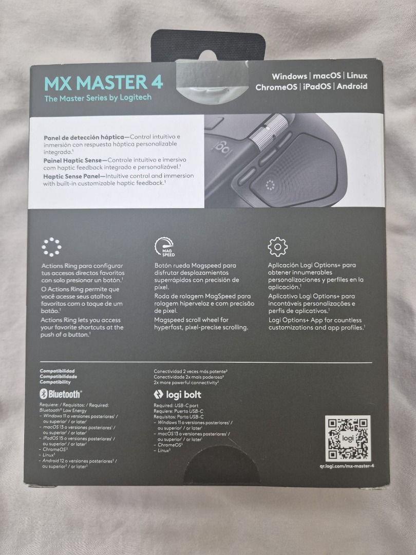 Logitech MX Master 4 High-Performance Wireless Mouse (BLACK)485451613193512961
