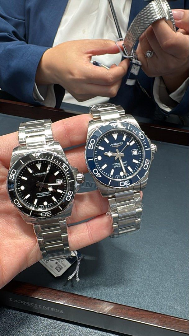 Longines Hydroconquest (PASABUY) (Category: Luxury Watches) located in Pasig City. Submitted by watch_up.mnl (Listing ID 1444531547, Image 3). Description: Longines hydroconquest 2026 39mm / 42mm Pasabuy - will directly buy from HK Longines AD Colors and size upon availability please message me first ETA: July (i will personally bring to manila) Minimal fee only No flight courier charge For interested buyers reservation fee is needed (non-refunda