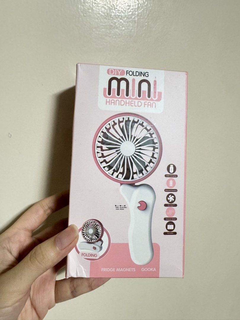 Mini Folding Fan Rechargeable (Category: Other Gadgets) located in Manila. Submitted by shermaineg (Listing ID 1444634538, Image 1). Description: .