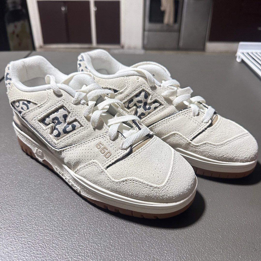 New Balance 550 Leopard Sea Salt (Category: Sneakers) located in Manila. Submitted by preamorph (Listing ID 1444542084, Image 3). Description: brand new never worn no box bought in Australia rfs: wrong size US 8 Women / 6.5 Men .