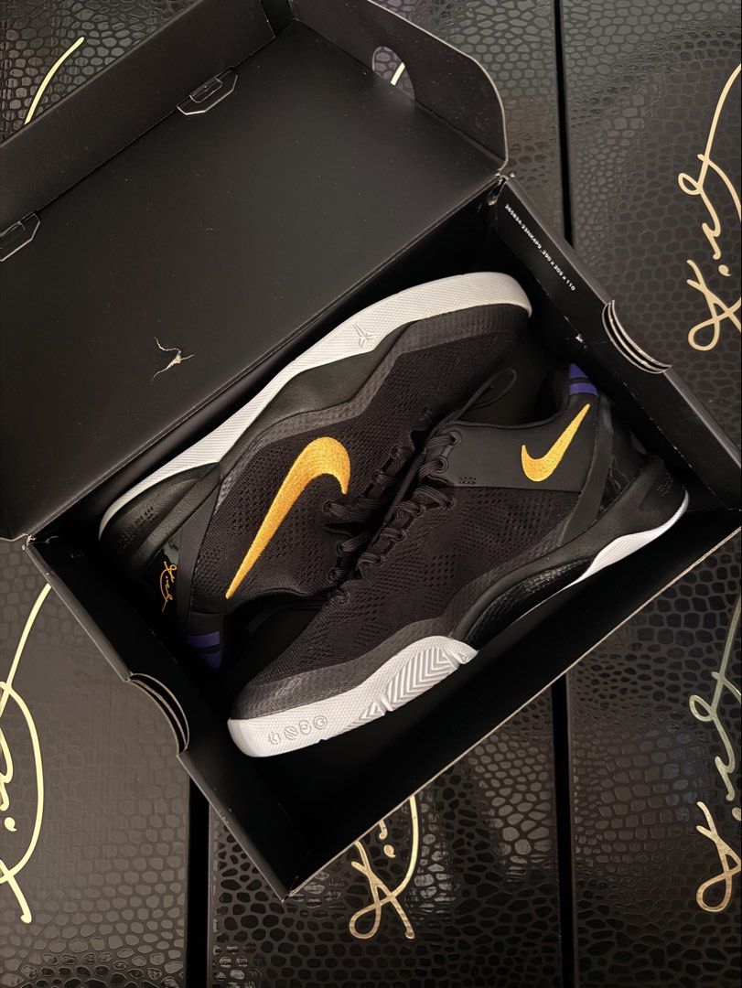 Nike Kobe 8 "University Black" GS (Category: Sneakers) located in Baguio. Submitted by andrree.ya04 (Listing ID 1444508568, Image 1). Description: - Nike Kobe 8 - Includes original box.